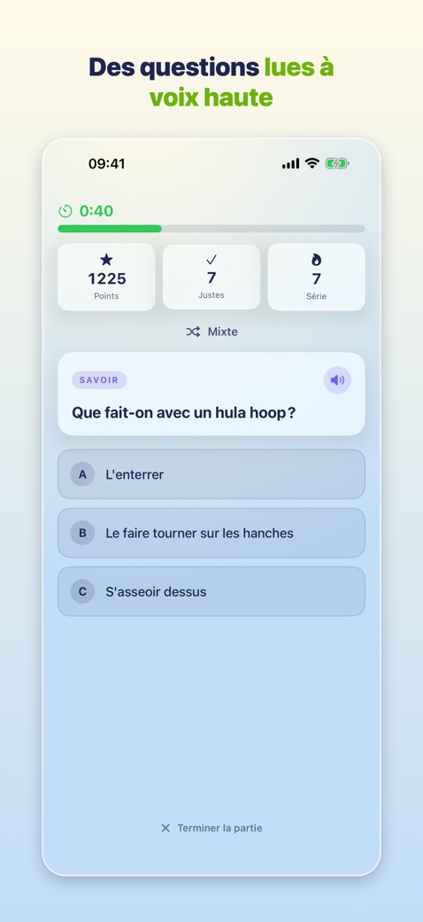 Manche en cours avec question et réponses