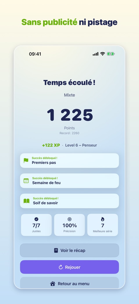 Ella exulte à l’écran des résultats